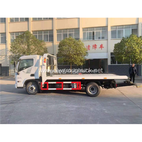 Hyundai light duty flatbed wrecker truck